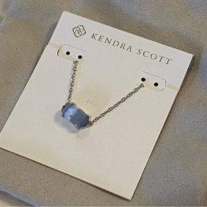 Kendra Scott Ever Necklace NWT Gray, Smoke